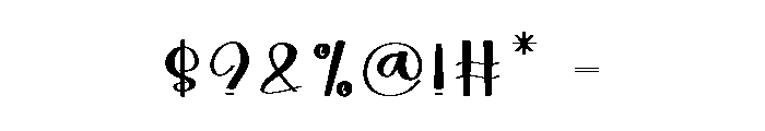 Time Beach Font OTHER CHARS