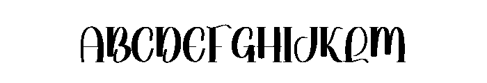 Time Beach Font UPPERCASE