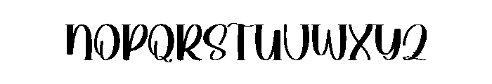 Time Beach Font LOWERCASE