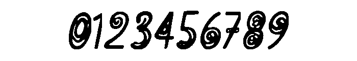 Time_Spiral Font OTHER CHARS