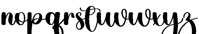 Timeday Font LOWERCASE