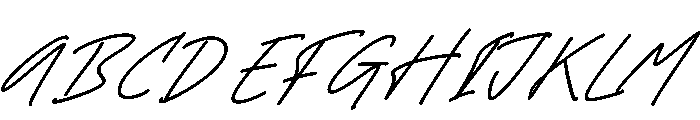 Timeless Moments Italic Font UPPERCASE