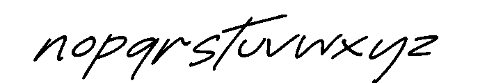 Timeless Moments Italic Font LOWERCASE