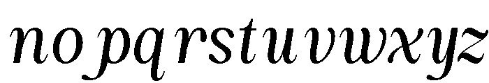 Timeline Regular Font LOWERCASE