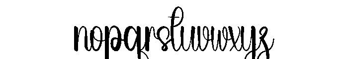 Timeline Wedding Font LOWERCASE