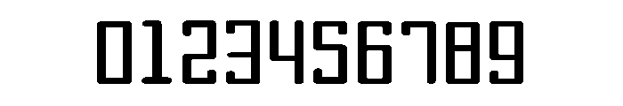 Timer-Bold Font OTHER CHARS