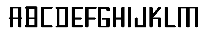 Timer-Bold Font UPPERCASE