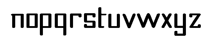 Timer-Bold Font LOWERCASE