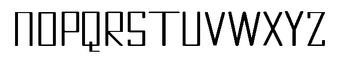 Timer-Carve Font UPPERCASE