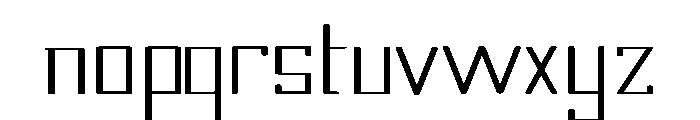 Timer-Carve Font LOWERCASE