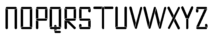 Timer-Time Font UPPERCASE