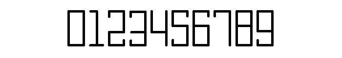 Timer Font OTHER CHARS