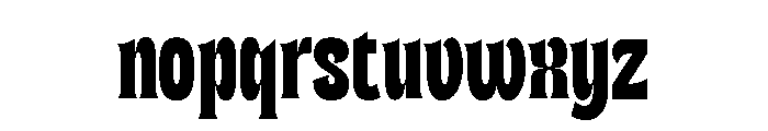Times Avental Font LOWERCASE