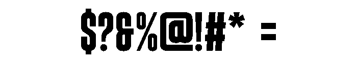 Timetable Regular Font OTHER CHARS