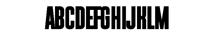Timetable Regular Font UPPERCASE
