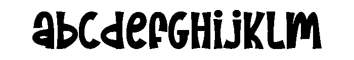 Timetable Font UPPERCASE