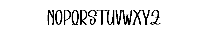 Timezone Font LOWERCASE