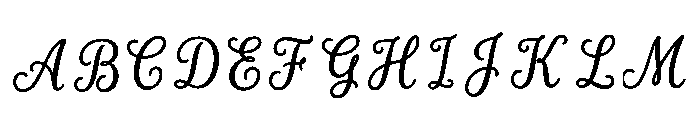 Tina Regular Font UPPERCASE
