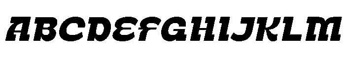 Tinkle Italic Font UPPERCASE