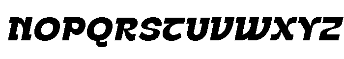 Tinkle Italic Font UPPERCASE