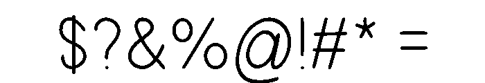 Tinsel Glitter Font OTHER CHARS