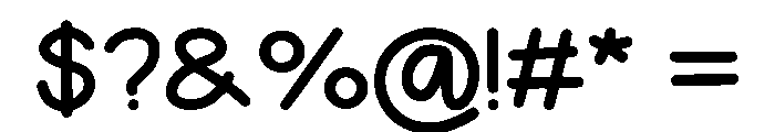 Tinsel String Font OTHER CHARS