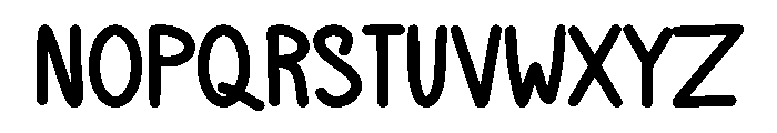 Tinsel String Font LOWERCASE