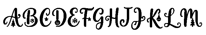Tinsel_Twilight Font UPPERCASE