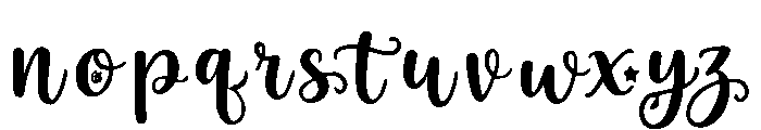 Tinsel_Twilight Font LOWERCASE