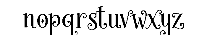 Tinselune Font LOWERCASE