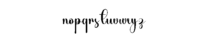 Tinted Font LOWERCASE