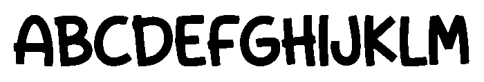 Tiny Chuckles Font UPPERCASE