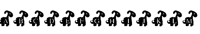Tiny Cute Dino FONT