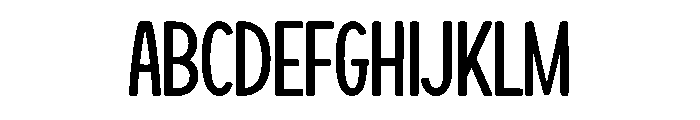 Tiny Garden Font UPPERCASE