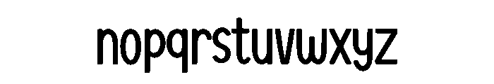 Tiny Garden Font LOWERCASE