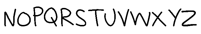Tiny Pen Font UPPERCASE
