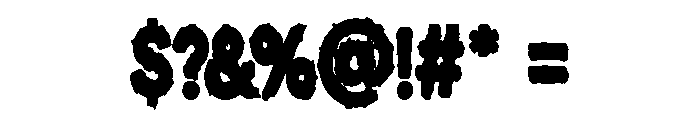 Tiny Rebel Font OTHER CHARS