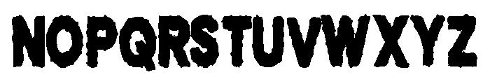 Tiny Rebel Font UPPERCASE