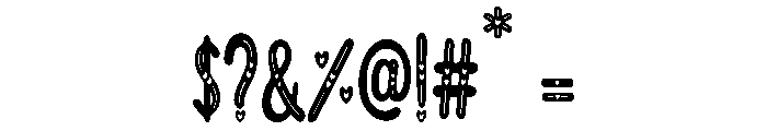 Tiny Strings Font OTHER CHARS