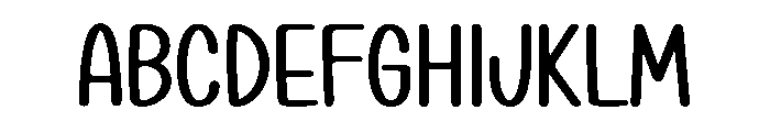 Tiny Tales Font UPPERCASE