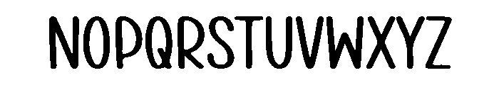 Tiny Tales Font UPPERCASE