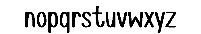 Tiny Tales Font LOWERCASE