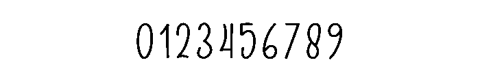 Tiny Time Font OTHER CHARS