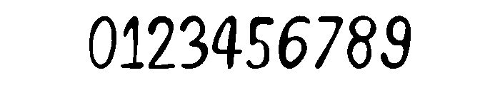 Tiny Toes Font OTHER CHARS