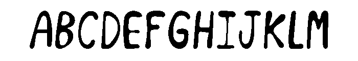 Tiny Toes Font UPPERCASE