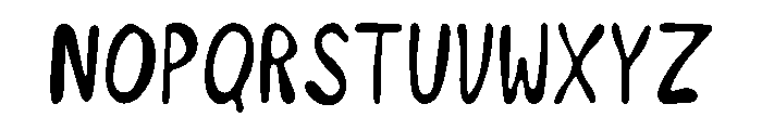 Tiny Toes Font UPPERCASE