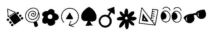 Tiny cute art Font OTHER CHARS
