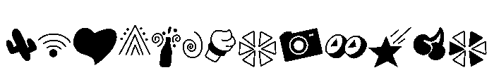 Tiny cute art Font UPPERCASE