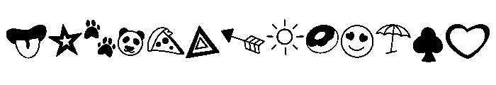 Tiny cute art FONT