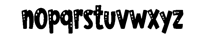 TinyRex Font LOWERCASE
